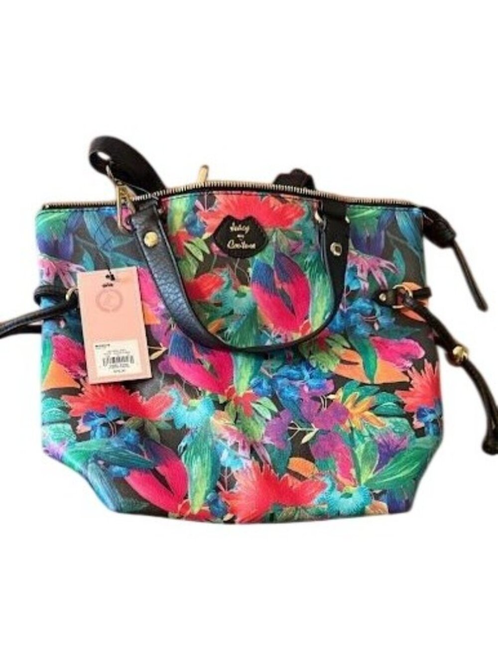 Juicy Couture Tropical Floral Satchel Purse NWT Crossbody Shoulder Bag Y2K